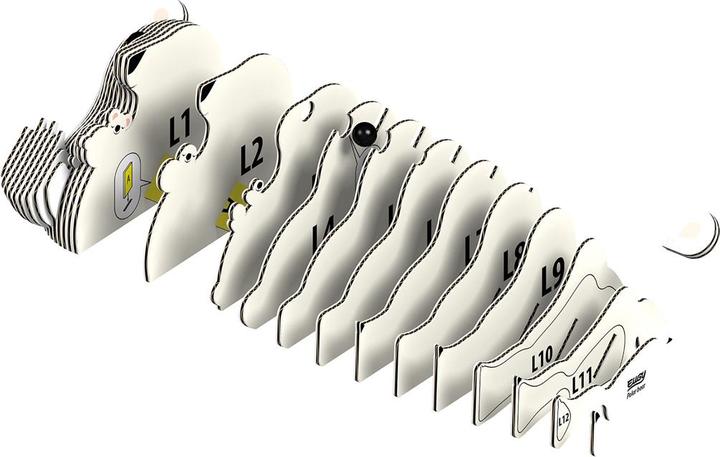 Immagine prodotto Eugy Set 3D Craft Orso Polare (MQ6)