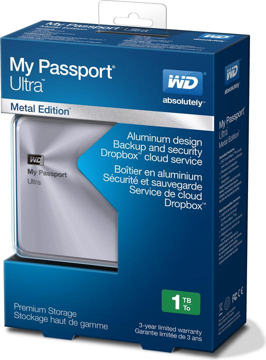 Actual product image WD My Passport Ultra Metal (1 TB)
