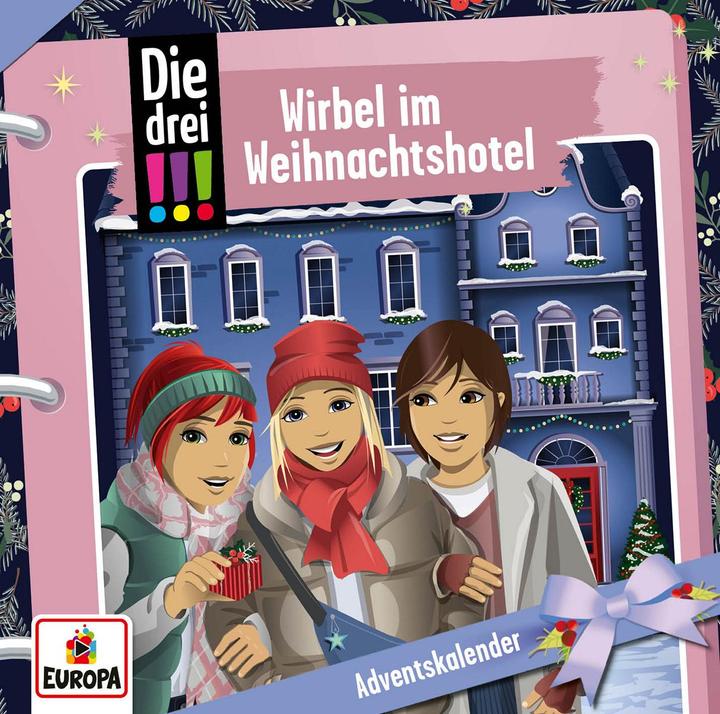 Actual product image The three DREI AUSRUFEZEICHEN Advent calendar/Wirbel im Weihnachtshotel