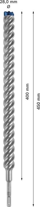 Productafbeelding Bosch Professional Zubehör Expert SDS plus-7X hamerboor, 28 x 400 x 450 mm (28 mm)