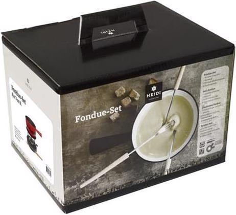 Actual product image Heidi Cheese Line Cheese fondue set "Est 1921 (Fondue Bourguignonne)