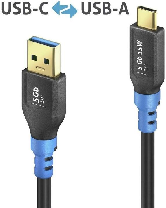 Purelink FlexInstall USB-C to USB-A cable USB 3.0 5Gbps 1.00m - Installer Pack 25 pcs. (1 m, USB 3.0)