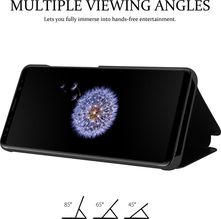 Actual product image Cadorabo Book Smart View Mirror Cover (Samsung Galaxy S9+)