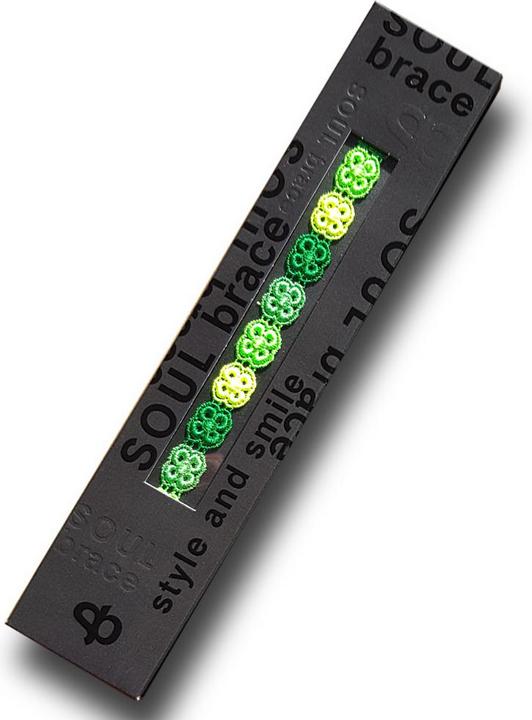Actual product image Soulbrace bracelet Flower Power (26 cm, Textile embroidery)