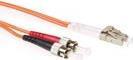 Produktbild 30 meter LSZH Multimode 50/125 OM2 fiber patch cable duplex with LC and ST connectors (30 m)