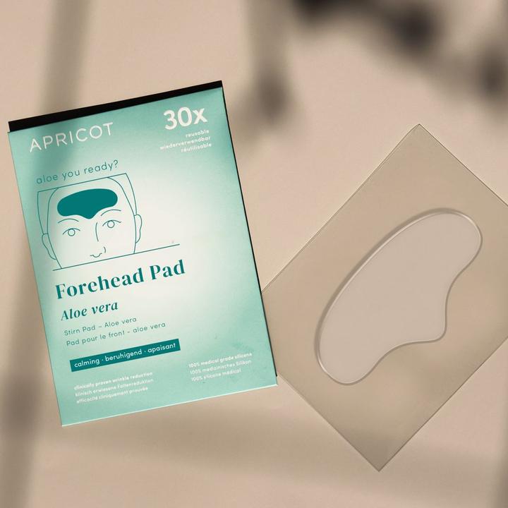Image du produit Apricot wiederverwendbares Stirn Pad Aloe Vera "aloe you ready?"