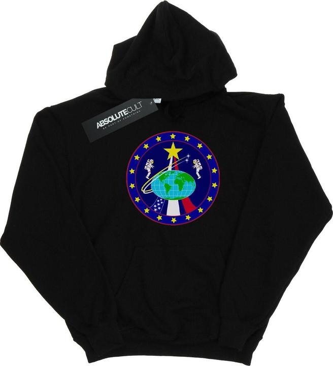 Actual product image Nasa Mens Classic Globe Astronauts Hoodie (M)