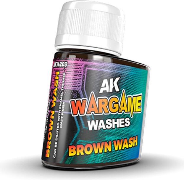 Produktbild AK Interactive Pot de Wash For Wargame - Brown Wash (35 ml)