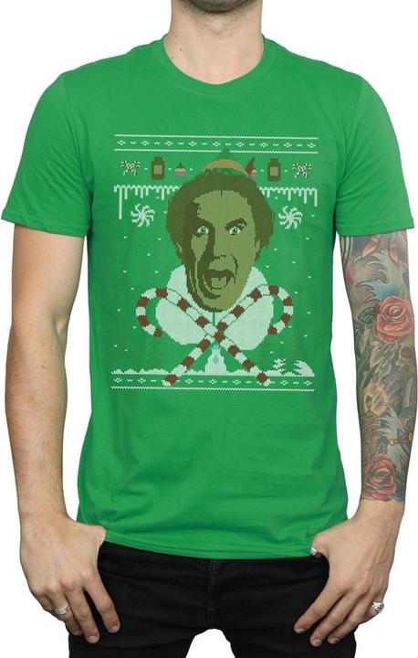 Immagine prodotto Elf Christmas Fair Isle Maglietta Uomo (S)