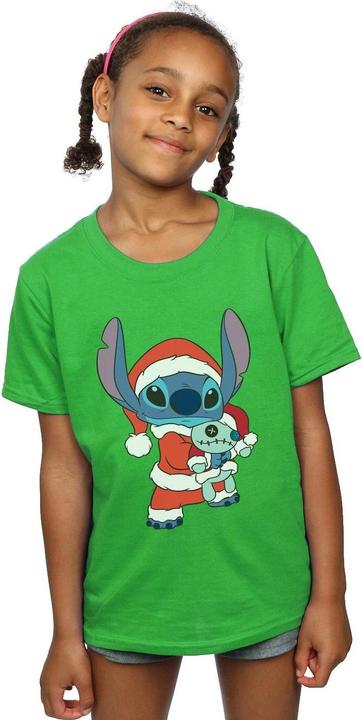 Immagine prodotto Disney Lilo And Stitch Stitch Christmas Maglietta Ragazze (152, 158)