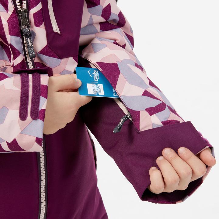 Produktbild Wedze Snowboardjacke Kinder - SNB 500 Camouflage lila (128)