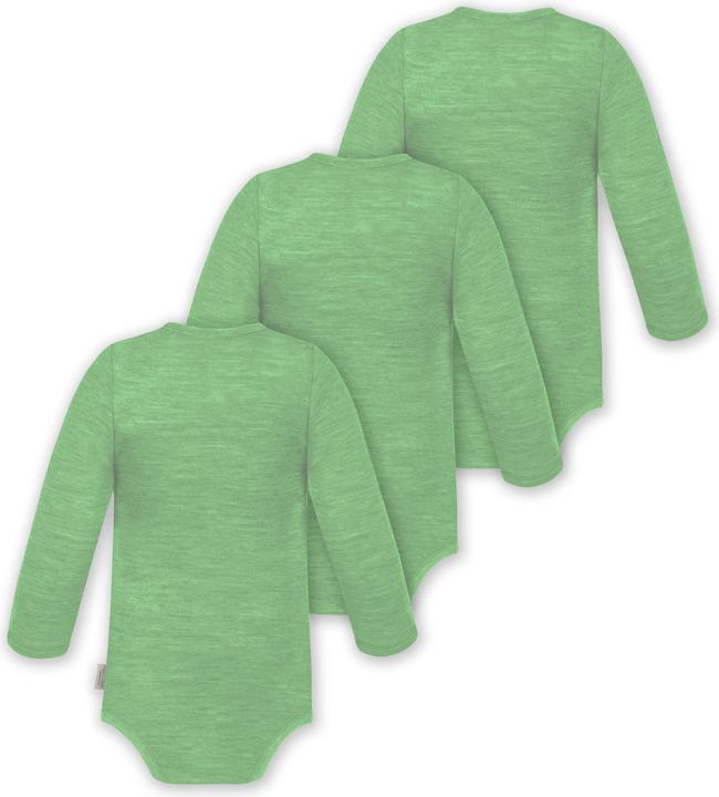 Produktbild Normani 3er Pack Baby Merino Body Langarm „Auckland" - 9371 (92)