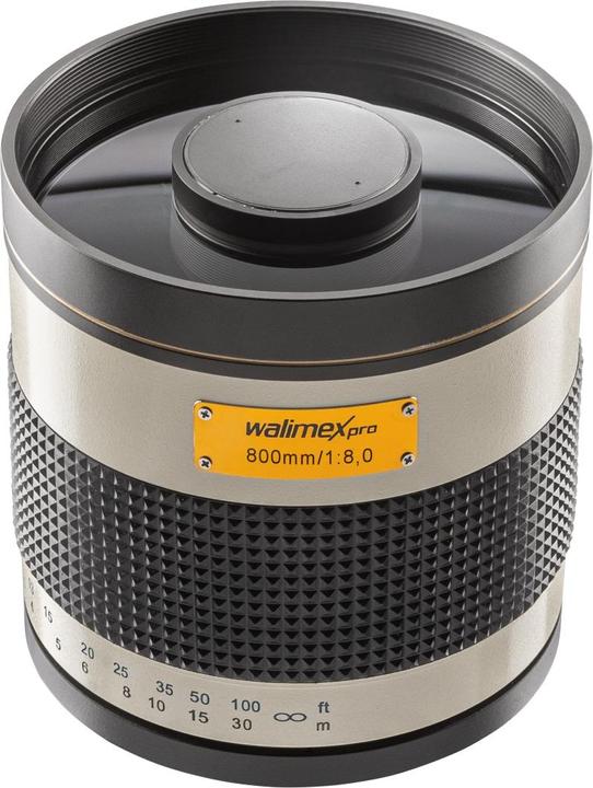 Actual product image Walimex 800/8.0 DSLR Mirror Canon R (Canon R, APS-C / DX)