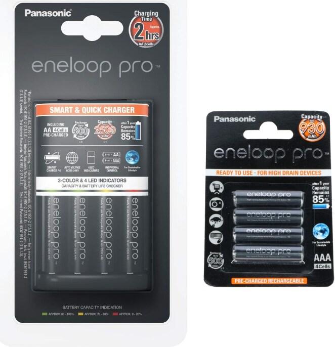 Actual product image Panasonic eneloop pro starter bundle