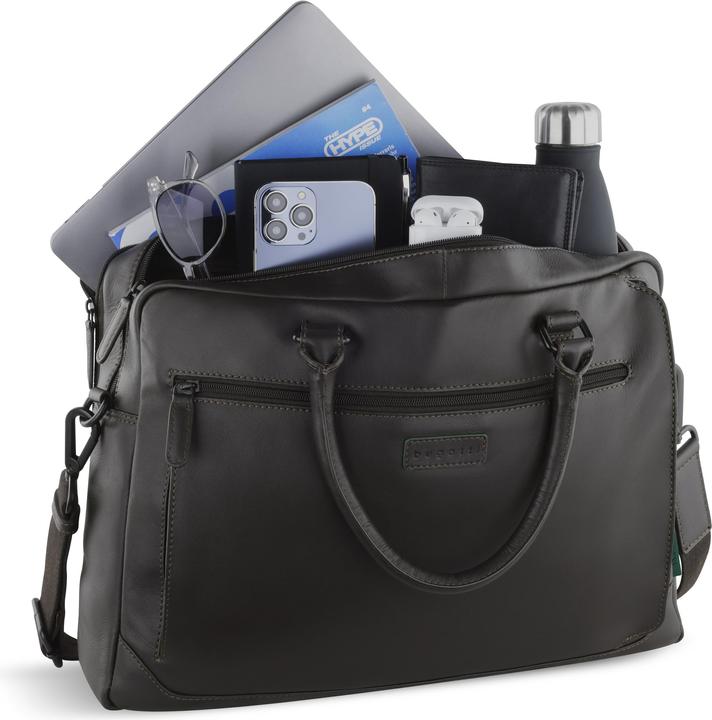 Actual product image Bugatti Clark briefcase leather 40 cm (17")