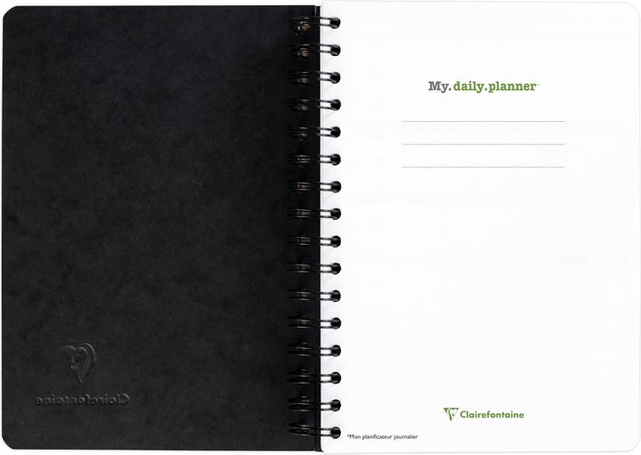 Produktbild Biella CLAIREFON Agenda AgeBag undatiert 782391C my Daily 125 Blatt schwarz A5 (14.8 x 21 cm)
