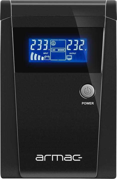 Produktbild Armac UPS Office LCD 1000F (O/1000F/LCD) (1000 VA, 650 W, Line-Interaktiv USV)