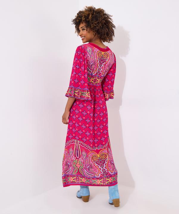Actual product image Joe Browns PETITE Border Print Button Maxi (38)