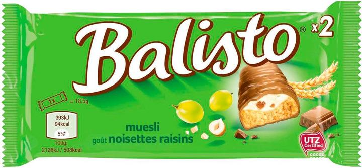 Actual product image Balisto Muesli (20 pcs., 740 g)