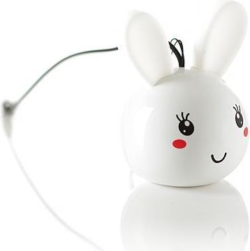 Kitsound Mini Buddy Speaker Bunny (8 h, Batteria ricaricabile)