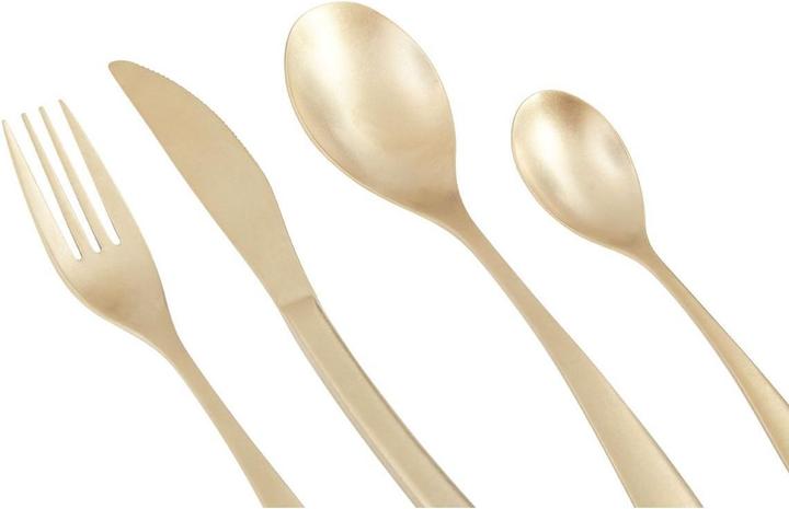 Produktbild Fifty five south Besteck-Set Avie Antik Gold Finish - 16-teilig (4 Stück, Besteck Set)