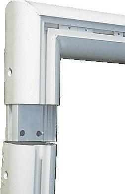 Actual product image Sport-Thieme Large pitch football goal standing in ground sockets, corner welded