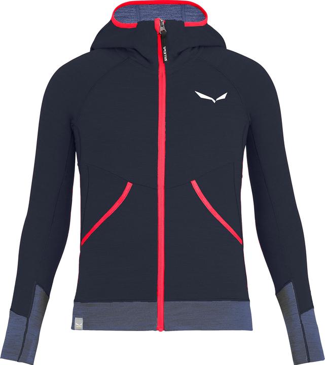 Salewa Puez Hybrid Polarlite Full Zip Mädchen Kapuzenjacke