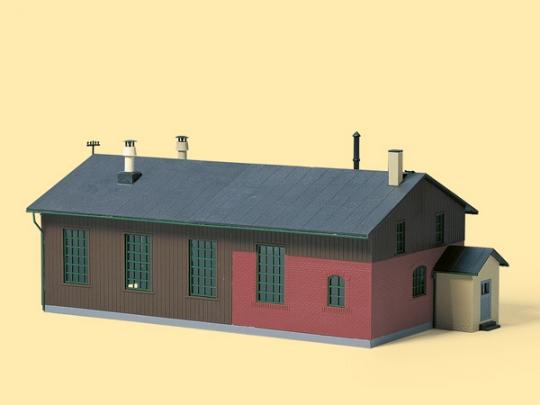 Actual product image Auhagen 11332 H0 locomotive shed zweiständ