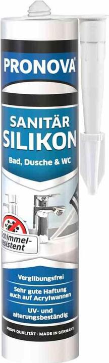 Produktbild Pronova Sanitär Silikon (0.35 kg, Grau, 300 ml)