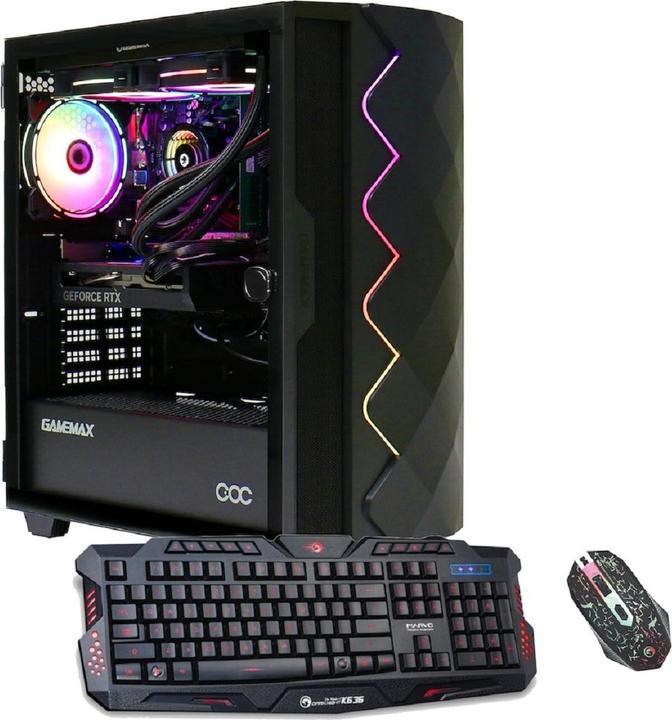 Produktbild Hyrican Gamemax Diamond BK 7166 - Ryzen 5 5500 - 16GB RAM - 1GB SSD - GeForce RTX 4060 (AMD Ryzen 5 5500, 16 GB, 1 GB, GeForce RTX 4060)