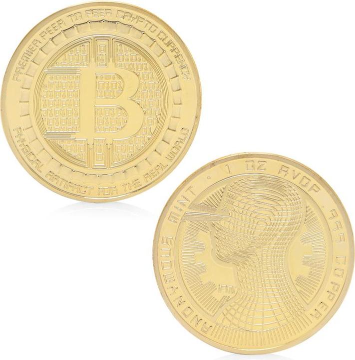 Produktbild JTI Vergoldeter BitCoin