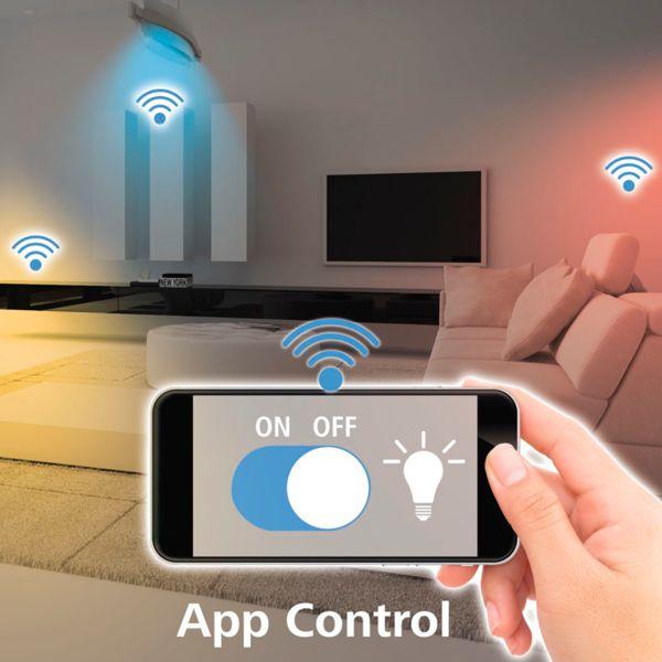 Image du produit Hama Ampoule LED WLAN, rétro, E27, 7W, à intensité variable, pour commande vocale/application, blanc (E27, 7 W, 806 lm, 1 x, E)