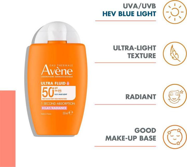 Produktbild Avène Ultra Fluid (Sonnencreme Gesicht, SPF 50+, 50 ml)