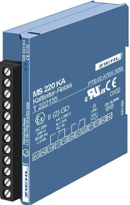 Produktbild Ziehl Kaltleiterauslösegerät MSR 220 KA T 222175.CO 200