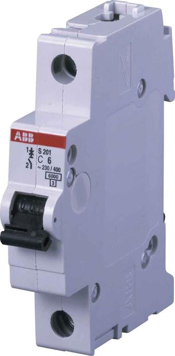 Produktbild ABB Sicherungsautomat S200 6A 1-P Typ C 6kA