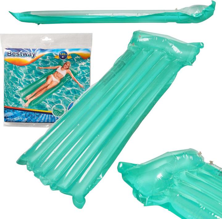 Immagine prodotto Ikonka BESTWAY 44013 Materasso gonfiabile galleggiante di colore turchese