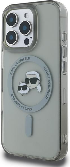 Produktbild Karl Lagerfeld KLHMP16XHLSKCK iPhone 16 Pro Max 6.9" czarny/black hardcase IML Metal Karl&Choupette (Apple iPhone 16 Pro Max)