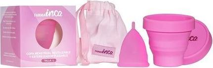 Actual product image Inca Farma Menstrual Cup Large with Lid (L)