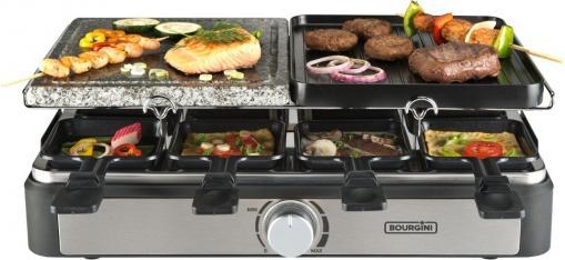 Produktbild Bourgini Gourmette/Raclette/Stone Grill Plus - 8 personen