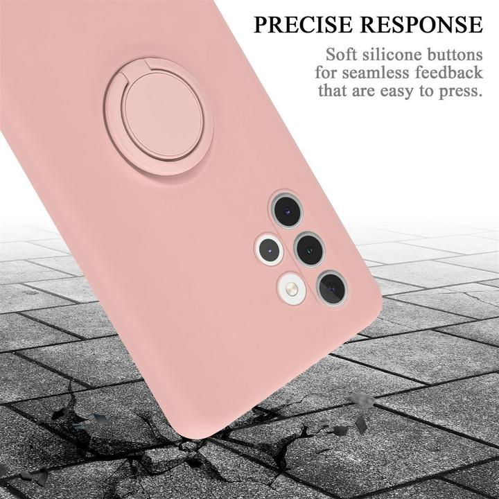 Productafbeelding Cadorabo TPU Vloeibare Ring Silicone Hoesje (Samsung Galaxy A32 5G)