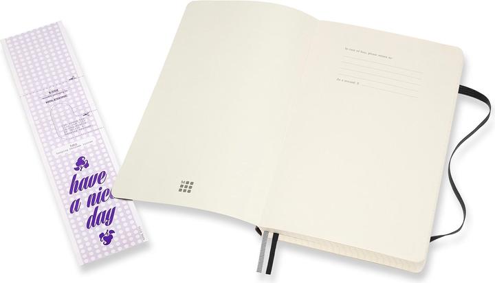Actual product image Moleskine L/A5 - Notebook - extended version (A5, Checked, Soft cover)