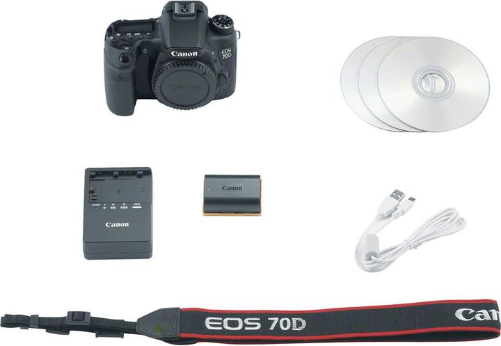 Produktbild Canon EOS 70D Body (20.20 Mpx, APS-C / DX)