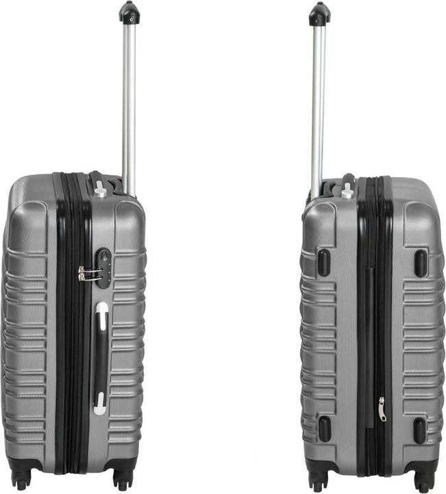 Produktbild tectake Hartschalenkofferset (106 l, Handgepäck (bis 50l), M (50 - 90l), L (90 - 115l))
