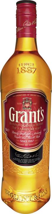 Image du produit Grant's Réserve de famille (Scotch Whisky, Whisky mélangé, 1 x 70 cl)