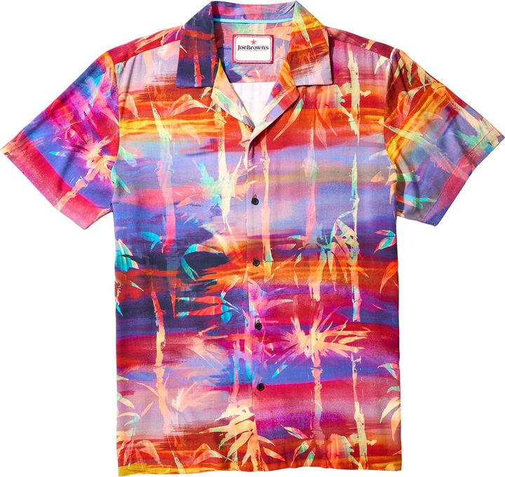 Immagine prodotto Joe Browns Sunset Palm Tree Short Sleeve Shirt (XL)