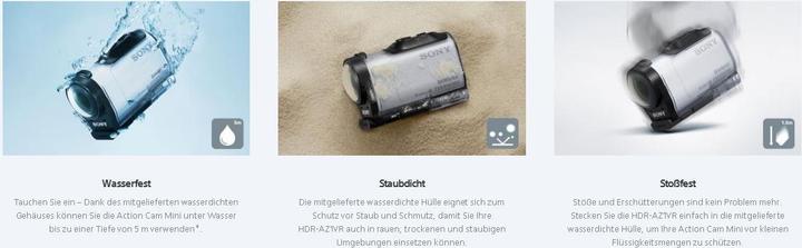 Immagine prodotto Sony Kit HDR AZ1 Actioncam + custodia subacquea (11.90 Mpx, 60p)
