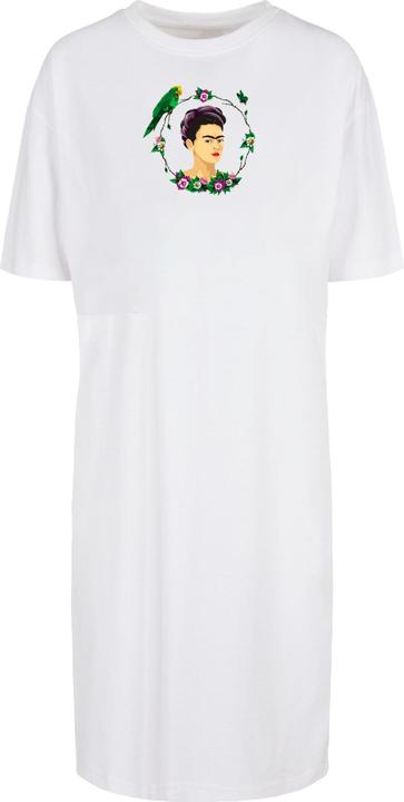 Immagine prodotto Merchcode Donna Frida Kahlo - Abito con spacco oversize organico con cornice botanica - 117365 (S)