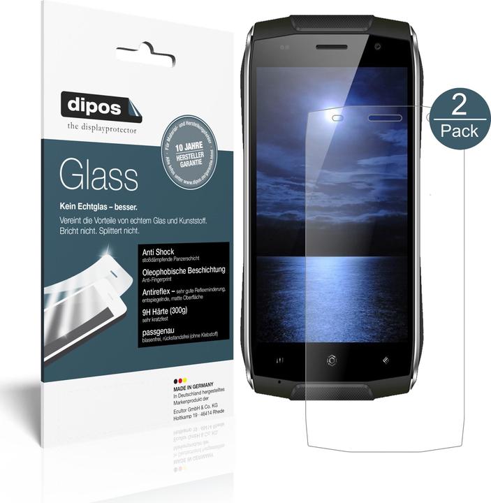 Produktbild Dipos Displayschutz Anti-Shock (2 Stück, Zoji Z6)