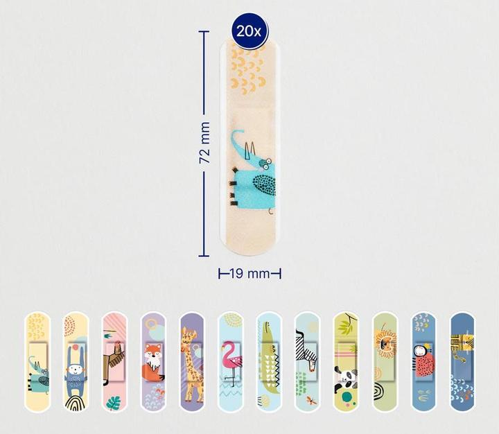 Actual product image Hansaplast Animals (20 x)