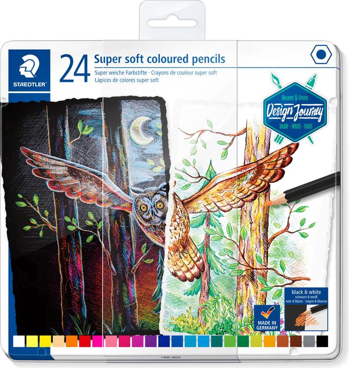 Produktbild Staedtler 149C Super weiche Farbstifte (12 Farben, 24 x)